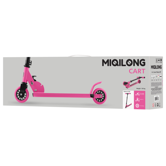 Самокати - Самокат Miqilong Cart рожевий (CART-100-PINK)#9