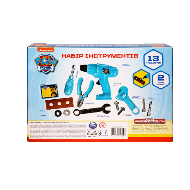 Наборы профессий - Игровой набор Paw Patrol Набор инструментов 13 штук (122247)#4