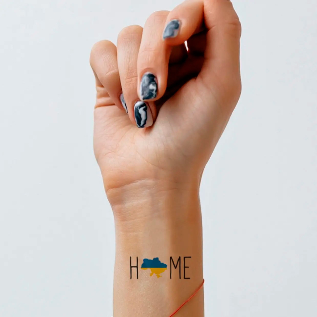 Косметика - Набір тату для тіла Tattooshka Патріотичні колоски (LB-133)#2