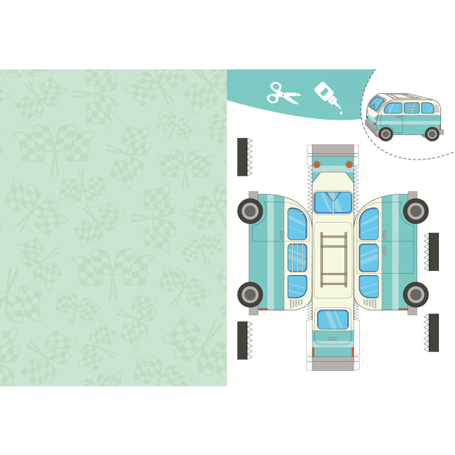 Розмальовки та актівітібуки (2-6 років) - Книжка «Вирізаємо та клеїмо. Аплікації. Об'ємні саморобки. Потішні тварини» (9786175471524)#3