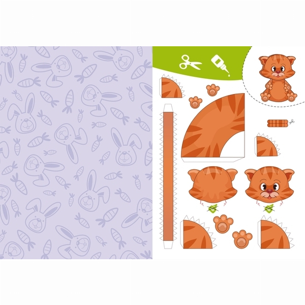 Розмальовки та актівітібуки (2-6 років) - Книжка «Вирізаємо та клеїмо. Аплікації. Об`ємні саморобки. Ферма» (9786175471920)#2