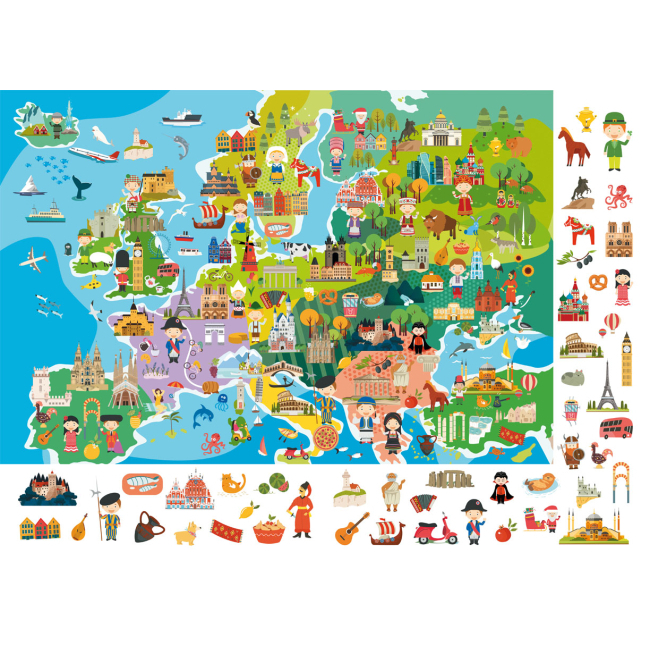 Книги-картинки для дітей (2-6 років) - Книжка-картонка «Великий віммельбух. Планета Земля» (9786175471142)#2