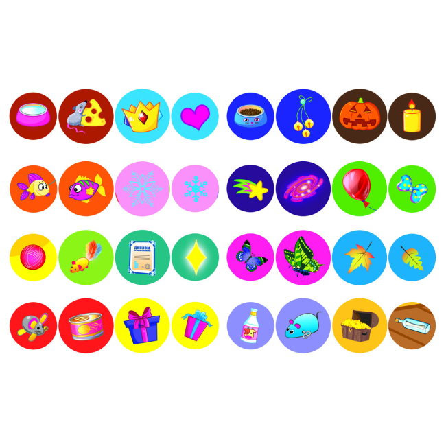 Розмальовки та актівітібуки (2-6 років) - Книжка «Перші розмальовки з кольоровим контуром для малюків. Потішні котики.32 великі наліпки» (9786175472361)#4