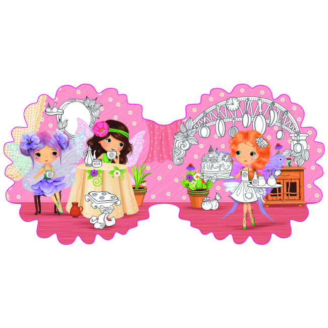 Раскраски и активитибуки (2-6 лет) - Книжка «Квіткові феї. Ромашка. 62 наліпки» (9789669875020)#2