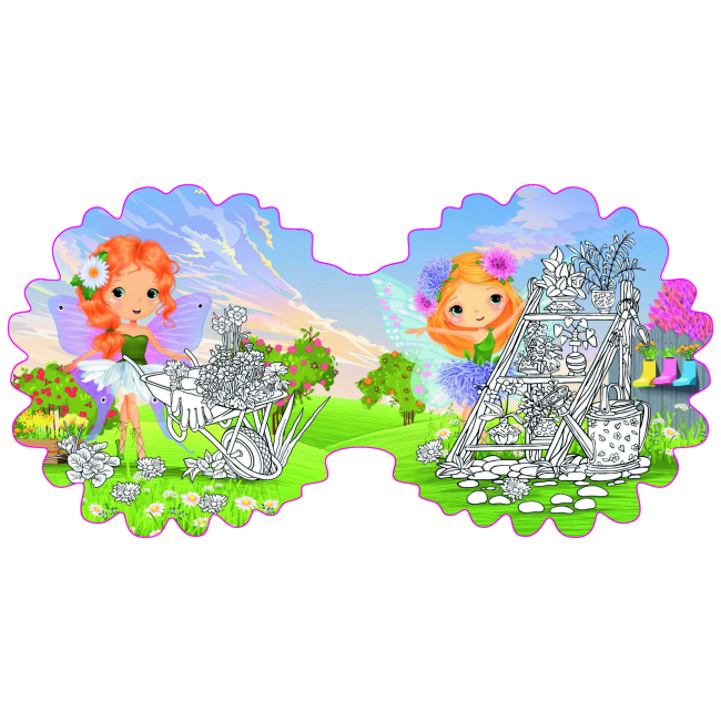 Раскраски и активитибуки (2-6 лет) - Книжка «Квіткові феї. Ромашка. 62 наліпки» (9789669875020)#3