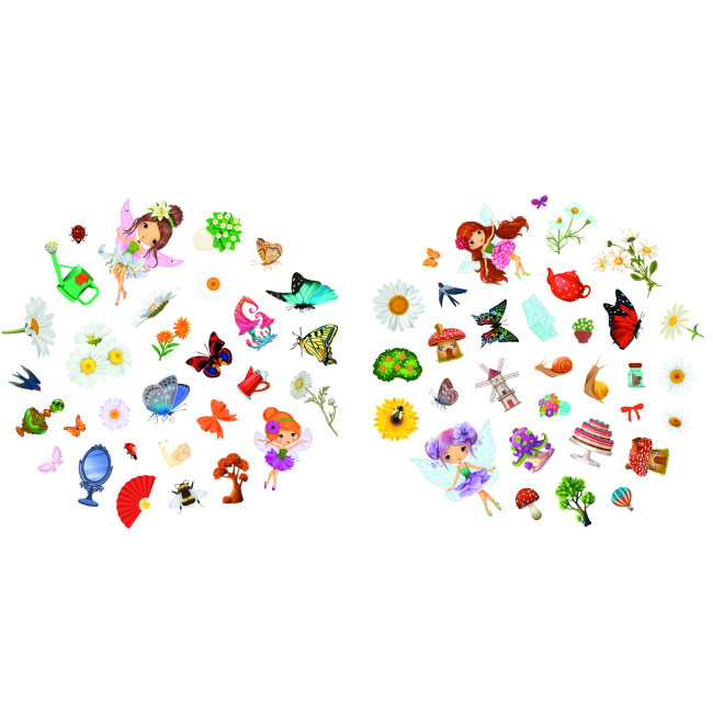 Раскраски и активитибуки (2-6 лет) - Книжка «Квіткові феї. Ромашка. 62 наліпки» (9789669875020)#4