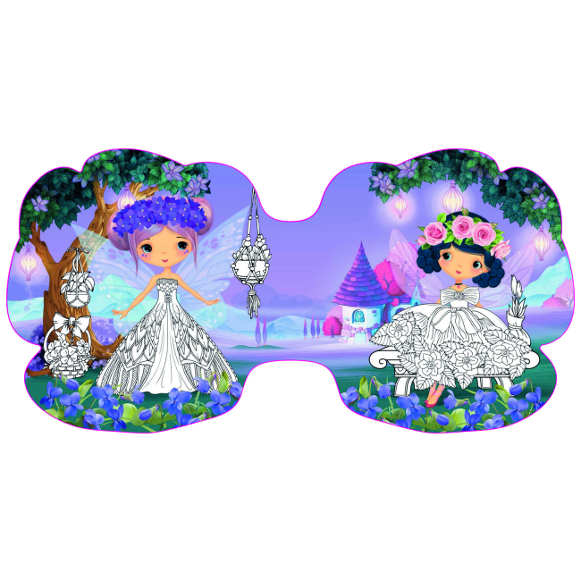 Раскраски и активитибуки (2-6 лет) - Книжка «Квіткові феї. Фіалка. 72 наліпки» (9789669875044)#2