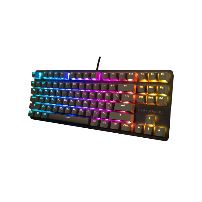 Клавиатура и мыши - Игровая клавиатура Dark project One KD87A ABS Gateron Mechanical Red (DPO-KD-87A-000300-GRD)#2