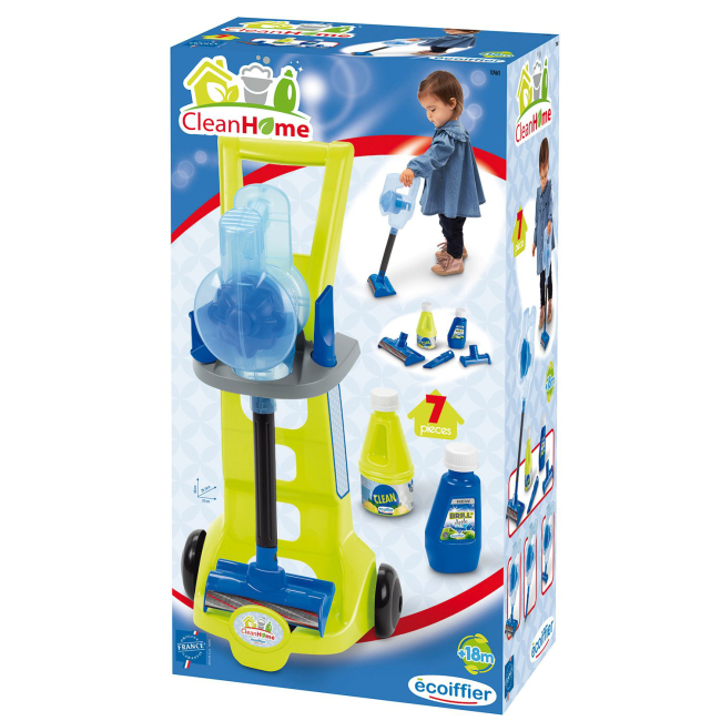Набори професій - Возик для прибирання Ecoiffier з вертикальним пилососом (001761)#2