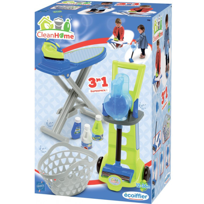Набори професій - Ігровий набір Ecoiffier Чиста оселя 3 в 1 (001762)#2