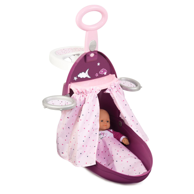 Меблі та будиночки - Розкладна валіза Smoby Baby nurse Прованс 3 в 1 (220346)#3