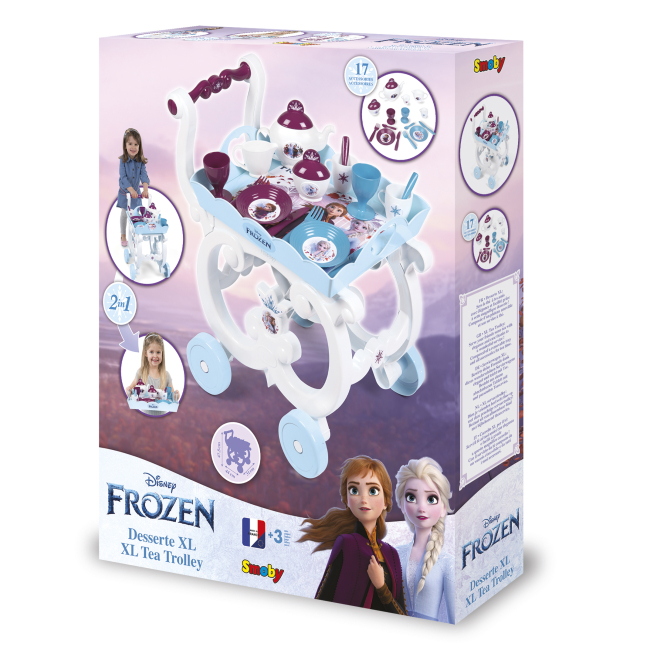 Детские кухни и бытовая техника - Игровой набор Smoby Тележка Frozen 2 в 1 (310517)#3