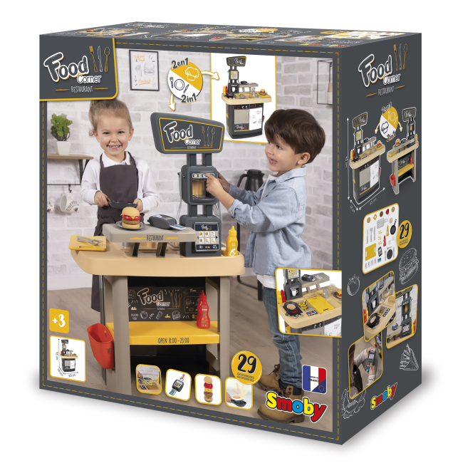 Наборы профессий - Игрушечный ресторан Smoby Бургер хаус (310910)#4