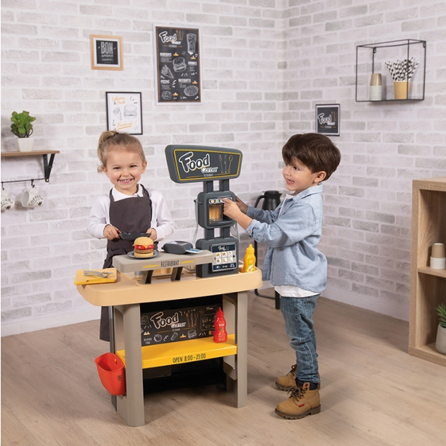 Наборы профессий - Игрушечный ресторан Smoby Бургер хаус (310910)#5