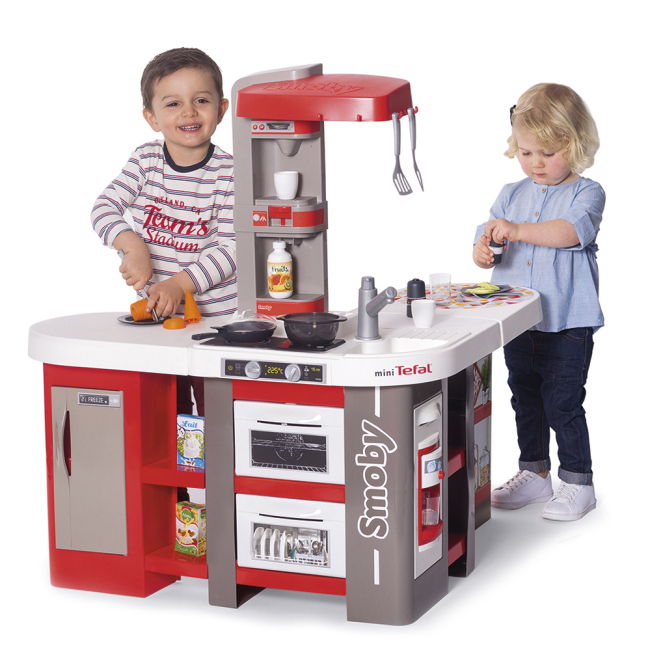 Дитячі кухні та побутова техніка - Іграшкова кухня Smoby Тефаль студіо Френч червона (311046)#3