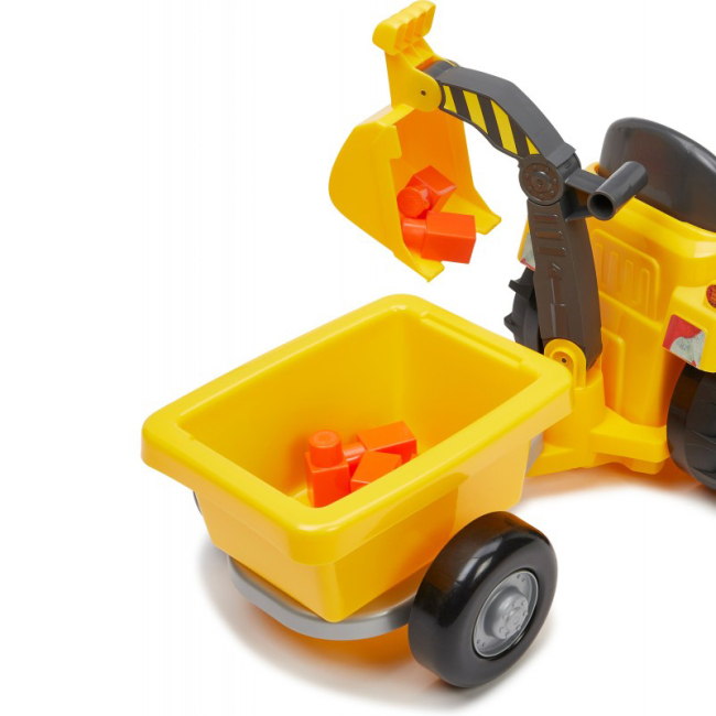 Толокари - Толокар Ecoiffier Максі Трактор-навантажувач з причепом (007850)#4