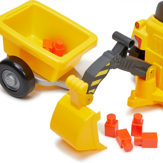 Толокари - Толокар Ecoiffier Максі Трактор-навантажувач з причепом (007850)#5