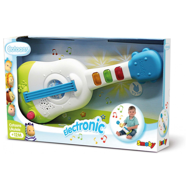Музыкальные инструменты - Музыкальная игрушка Smoby Toys Cotoons Гавайская гитара (110503)#2