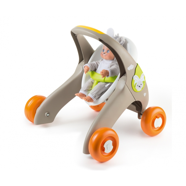 Транспорт і улюбленці - Коляска для пупса «Мінікісс 3 в 1. Веселі тваринки» Smoby Toys (210206)#4