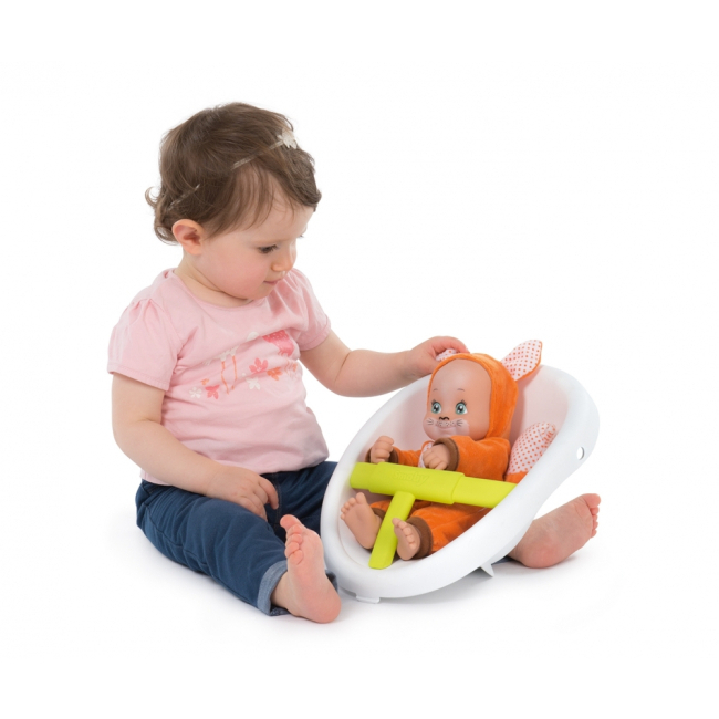 Транспорт і улюбленці - Коляска для пупса «Мінікісс 3 в 1. Веселі тваринки» Smoby Toys (210206)#6