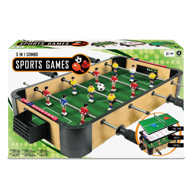 Спортивні настільні ігри - Настільна гра Merchant ambassador Футбол теніс хокей 3 в 1 (MA3153_20)#4