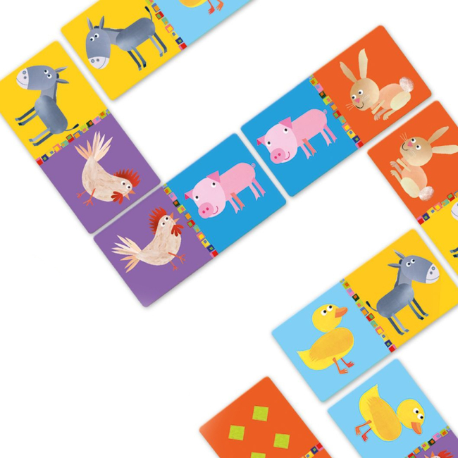 Настольные игры - Настольная игра DJECO Домино Ферма (DJ08158)#3