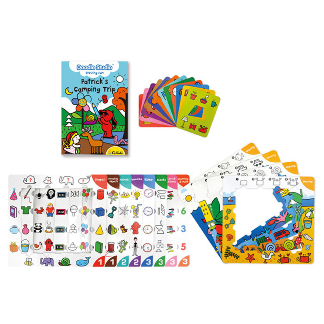 Товари для малювання - Дошка для малювання K'S Kids Doodle studio з картками синя (KA10656-PG/1)#2