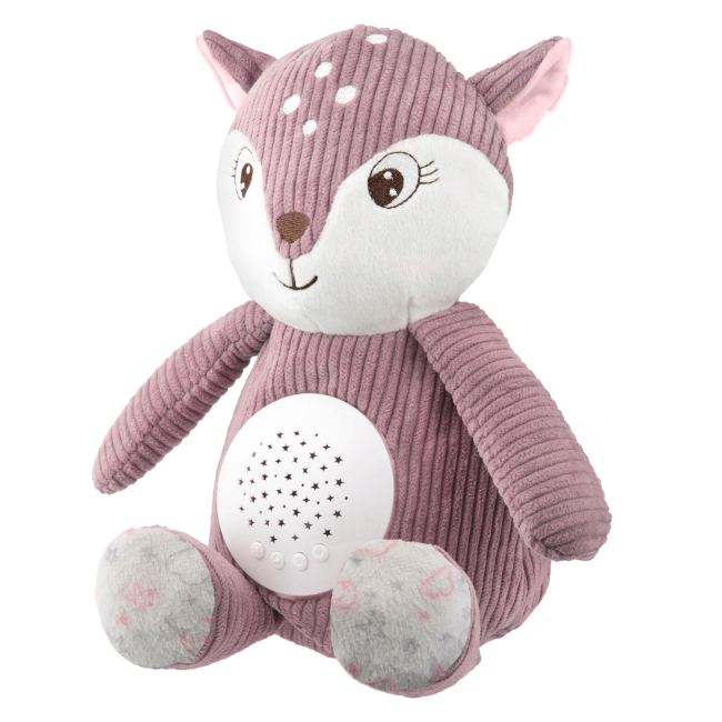 Нічники, проектори - Іграшка-проектор Canpol babies Оленя рожева (77/206_pin)#3