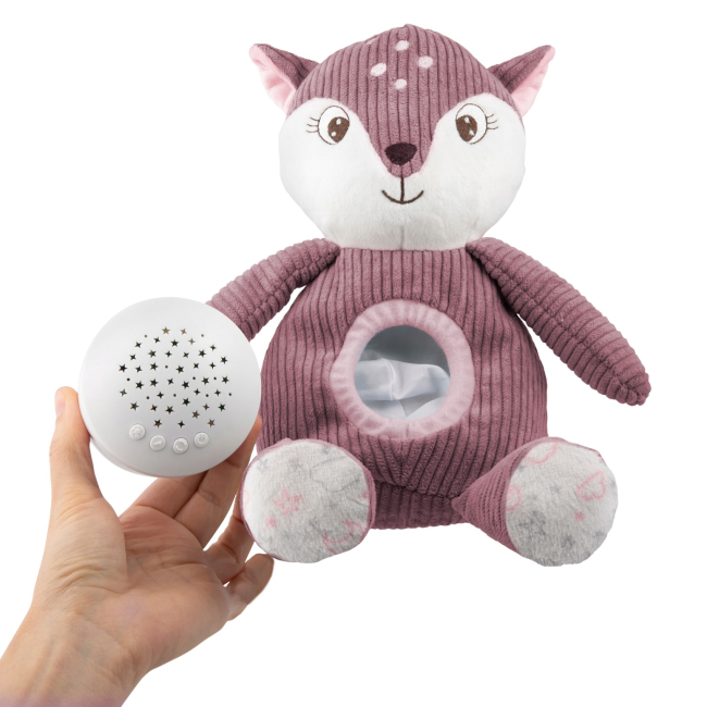 Нічники, проектори - Іграшка-проектор Canpol babies Оленя рожева (77/206_pin)#5