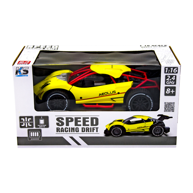 Радиоуправляемые модели - Автомобиль Sulong Toys Speed racing drift Aeolus желтый (SL-284RHY)#6