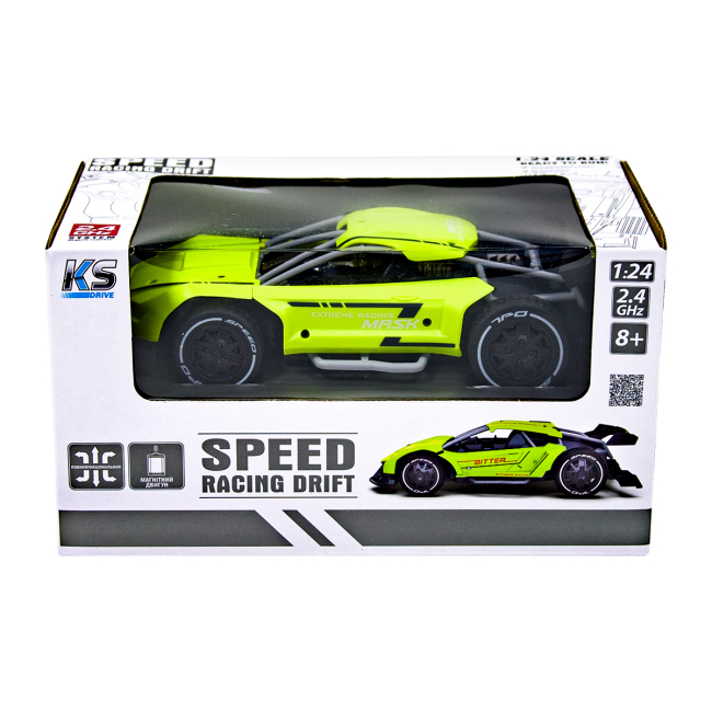 Радиоуправляемые модели - Автомобиль Sulong Toys Speed racing drift Mask зеленый (SL-290 RGR) (SL-290RHGR)#6