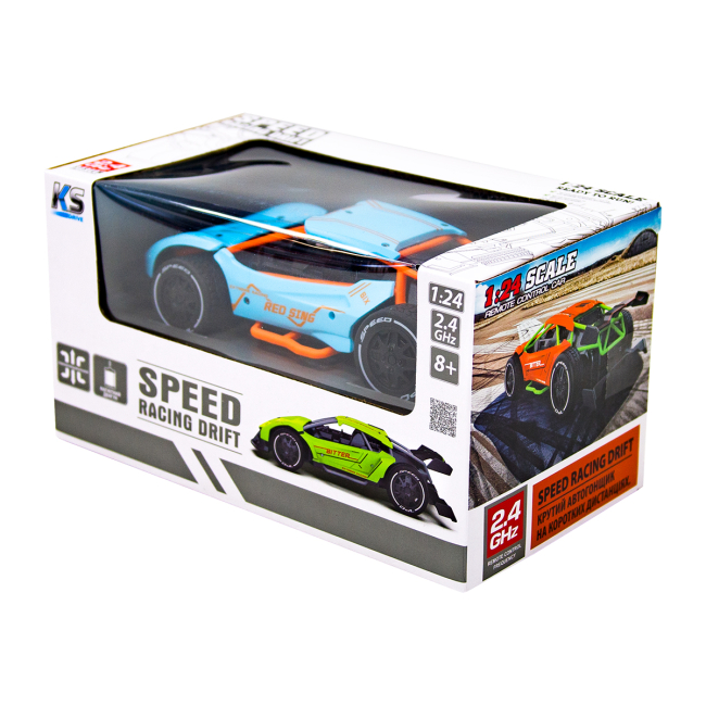 Радиоуправляемые модели - Автомобиль Sulong Toys Speed racing drift Red sing голубой (SL-292RHB)#8