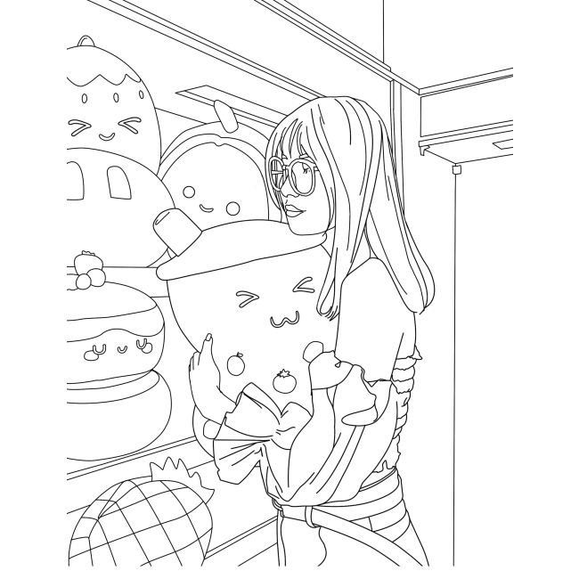 Товары для рисования - Раскраска Жорж #Girls #Fashion #Yummy (9786178023126)#3