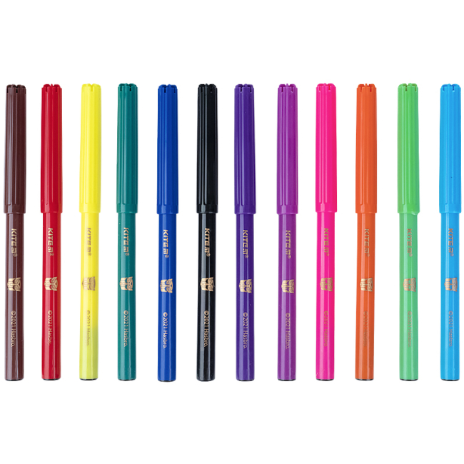 Канцтовары - Фломастеры Kite Transformers​ 12 цветов (TF21-047)#3