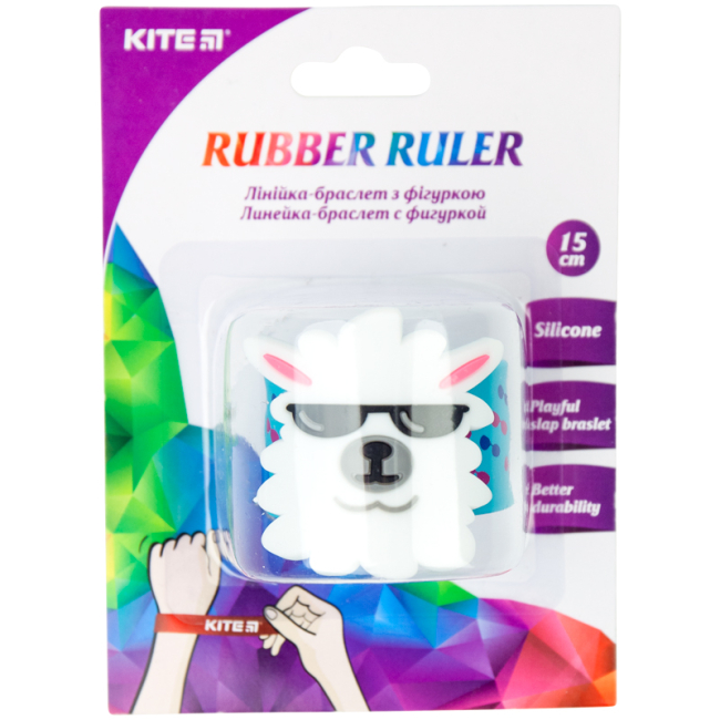 Канцтовары - Линейка-браслет Kite с фигуркой бирюзовая 15 см (K20-018-2)#4