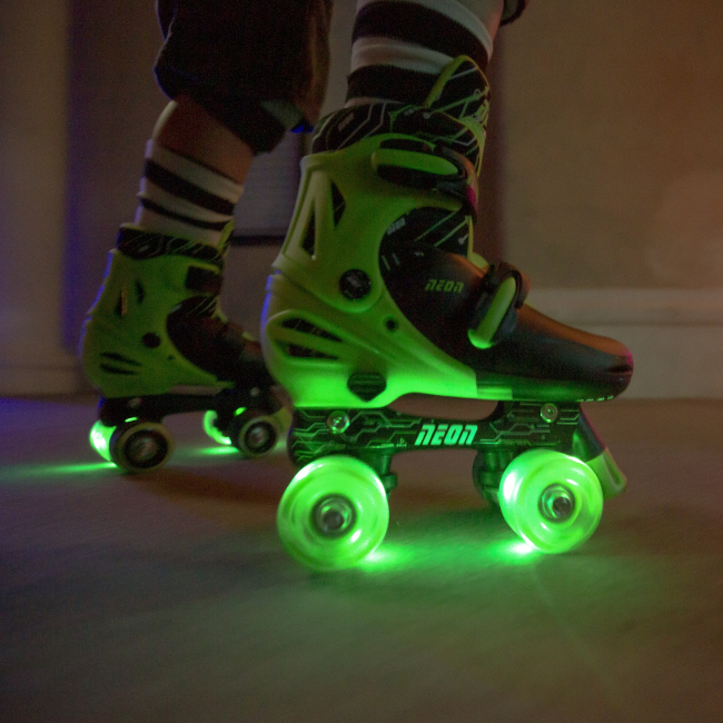 Ролики дитячі - Роликові ковзани Neon Combo Skates салатові 34-38 (NT10G4)#2
