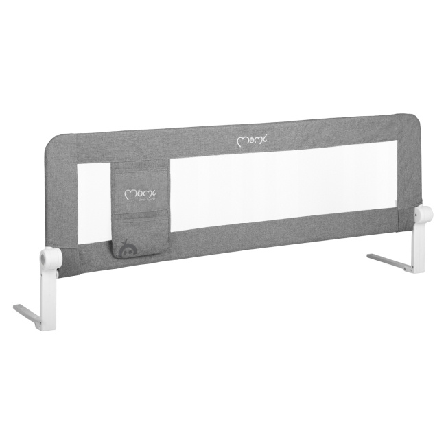 Манежи - Защитная барьерка для кровати MoMi Lexi dark gray (AKCE00023)#2