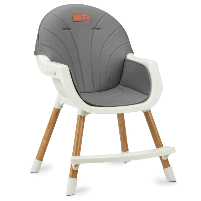 Товары по уходу - Стульчик для кормления MoMi Flovi dark grey 3 в 1 (KRKA00020)#4