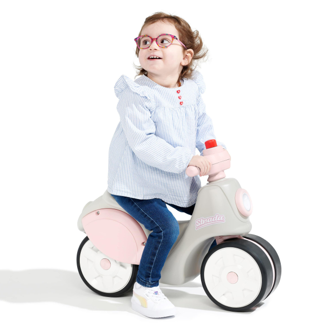 Беговелы - Беговел Falk Strada бело-розовый (802S)#5