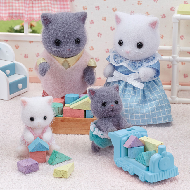 Фігурки тварин - Ігровий набір Sylvanian Families Перські Кошенята-двійнята (5457) (5054131054574)#3