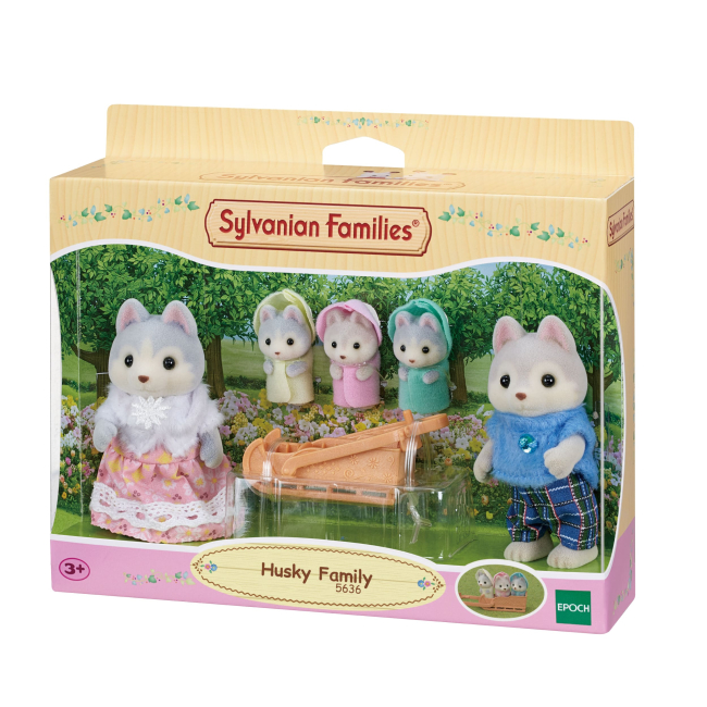 Фигурки животных - Игровой набор Sylvanian Families Семья Хаски (5636) (5054131056363)#2