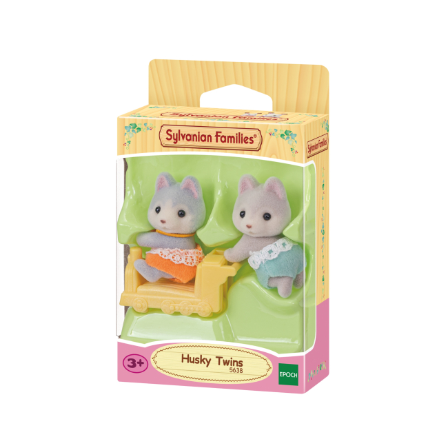 Фигурки животных - Игровой набор Sylvanian Families Хаски-двойняшки (5638) (5054131056387)#4
