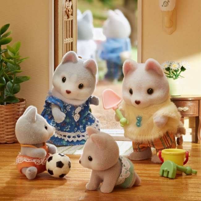 Фигурки животных - Игровой набор Sylvanian Families Хаски-двойняшки (5638) (5054131056387)#5