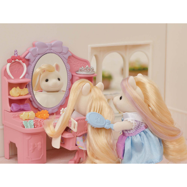 Фігурки тварин - Ігровий набір Sylvanian Families Перукарня поні (5642) (5054131056424)#7
