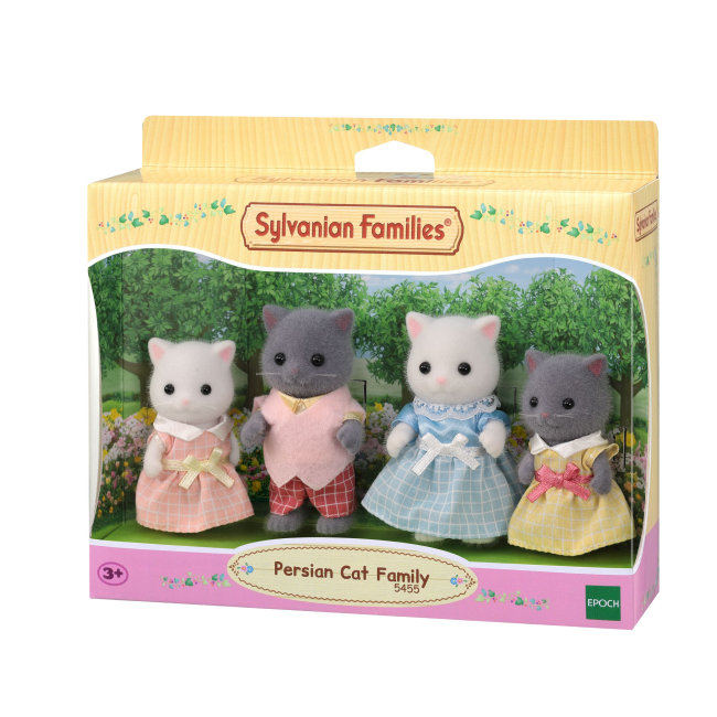 Фігурки тварин - Ігровий набір Sylvanian Families Сім'я перських котів (5455)#2