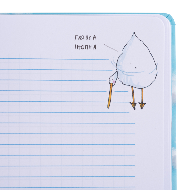 Канцтовары - Блокнот Yes Гусь А5 со сквишем (681826)#6