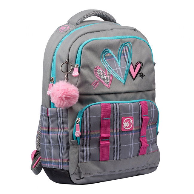 Рюкзаки и сумки - Рюкзак Yes Love серый (558577)#2