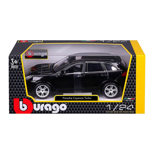 Автомоделі - Автомодель Bburago Porsche Cayenne turbo чорний (18-21056 black)#5