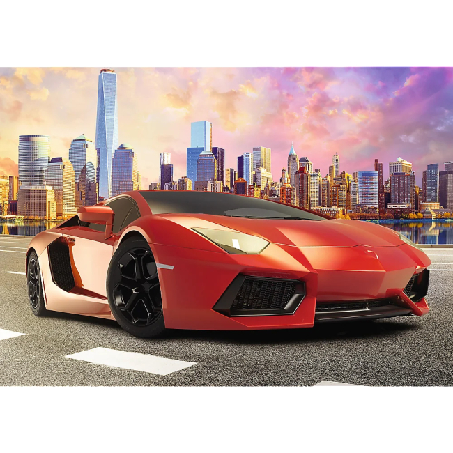 Пазлы - Пазл Trefl Красный автомобиль 1000 элементов (10601)#2