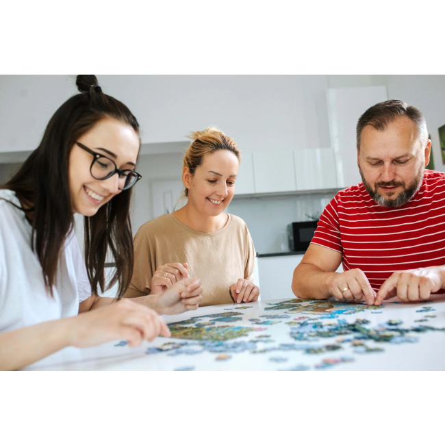 Пазлы - Пазл Trefl Красочный лев 1000 элементов (10707)#3